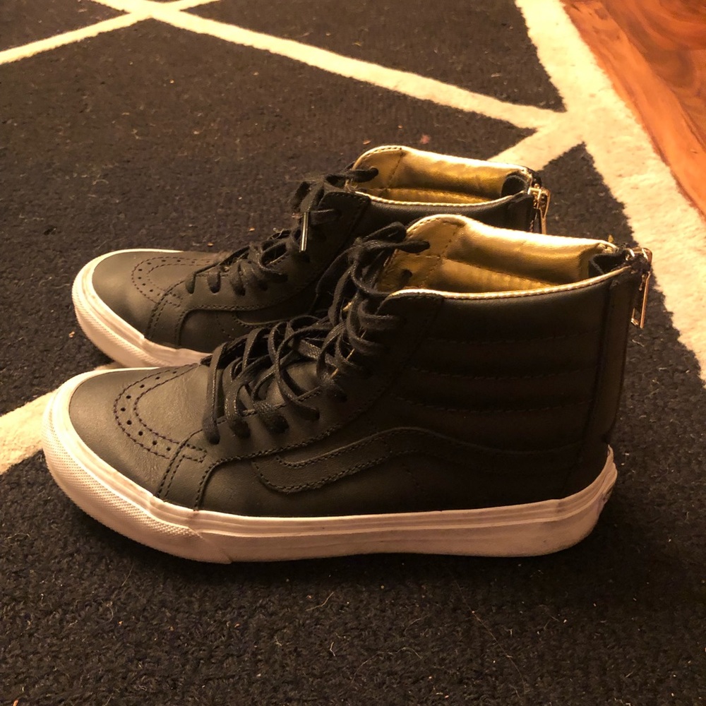 Vans Faux Leather High Tops